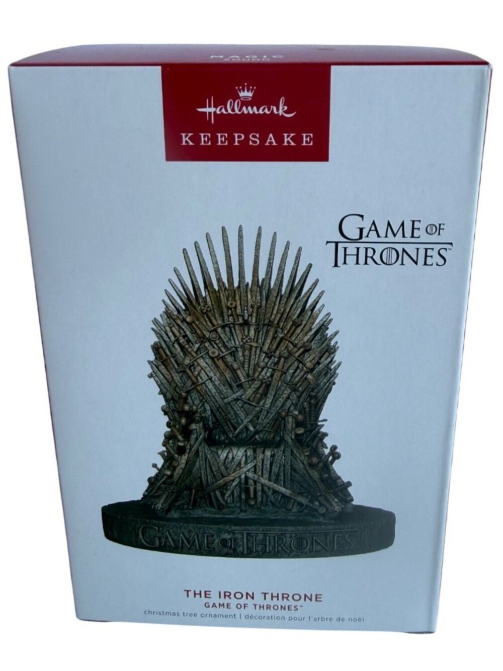 2022 Hallmark Keepsake "Game of Thrones: The Iron Throne" Christmas Ornament